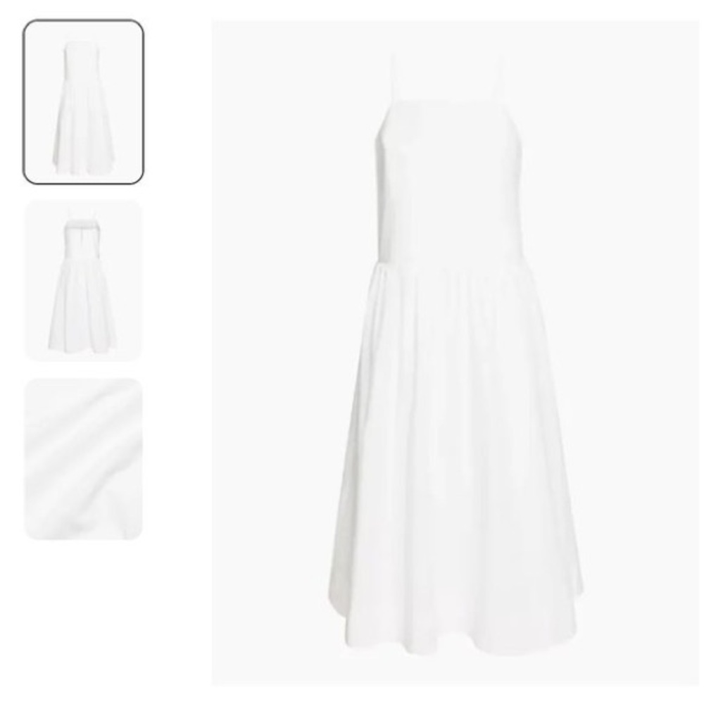 Aritzia Babaton Monograph Poplin Cotton Cami Dress